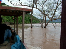 Boating up the river (Luang Prabang)